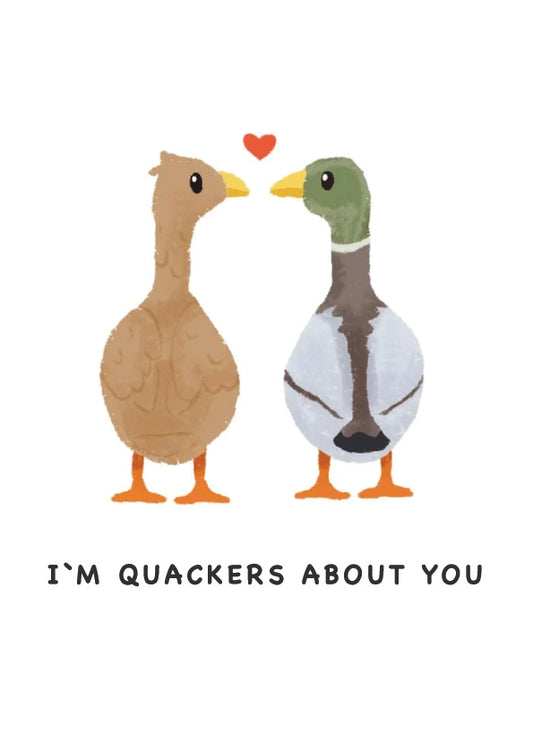 Love Greeting Card - Quakers About You