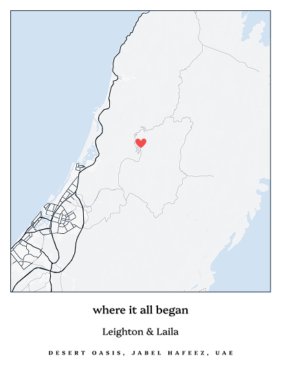 Where it all began - Custom Map Card