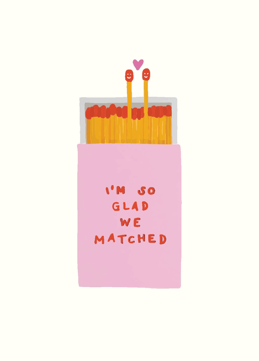 Love Greeting Card - Matched