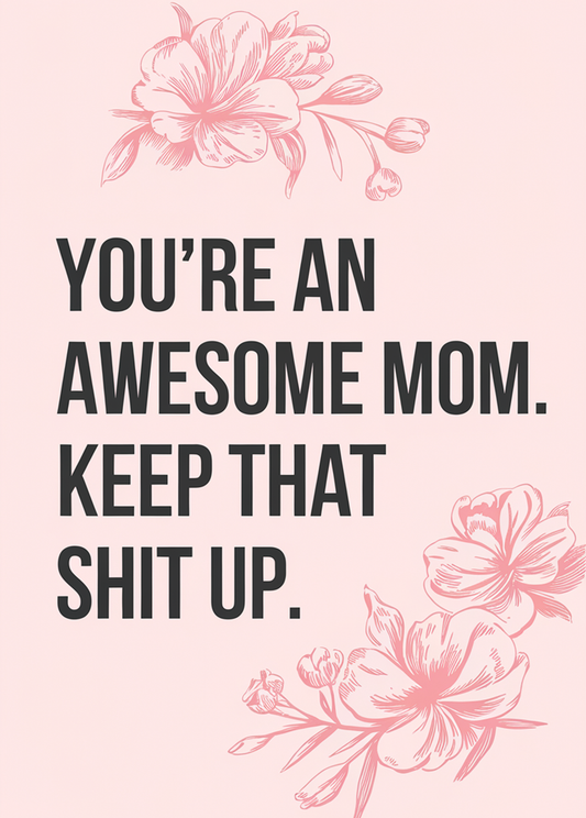 بطاقة تهنئة بحفل استقبال المولود - Shits &amp; Giggles